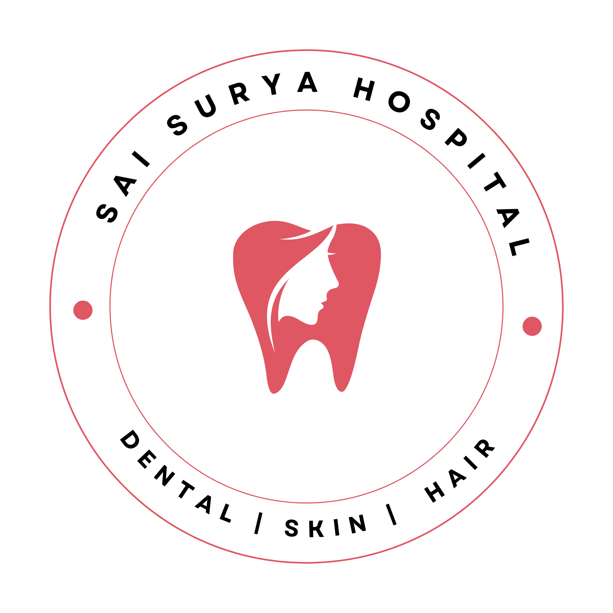 Blue And White Modern Dental Clinic Logo